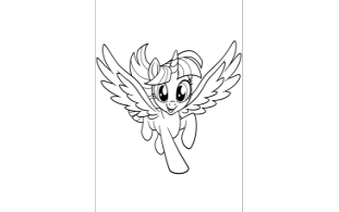 Foto do Desenhos para imprimir e colorir My Little Pony