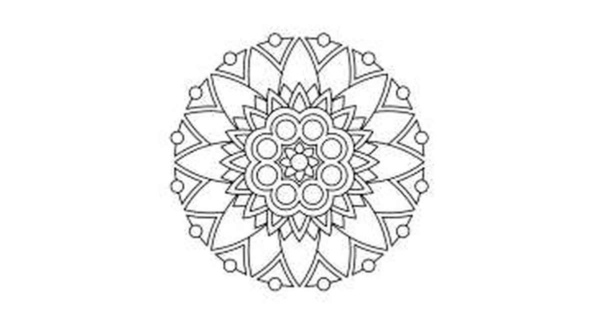 Desenhos de mandala para imprimir e colorir