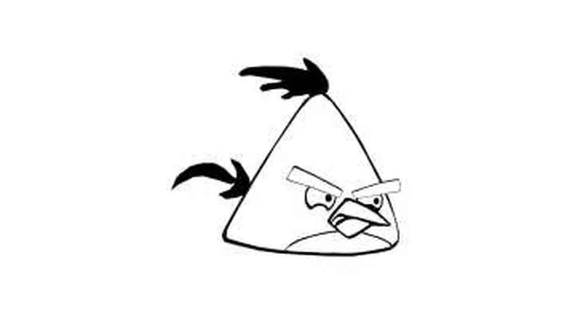 Desenhos para colorir Angry Birds