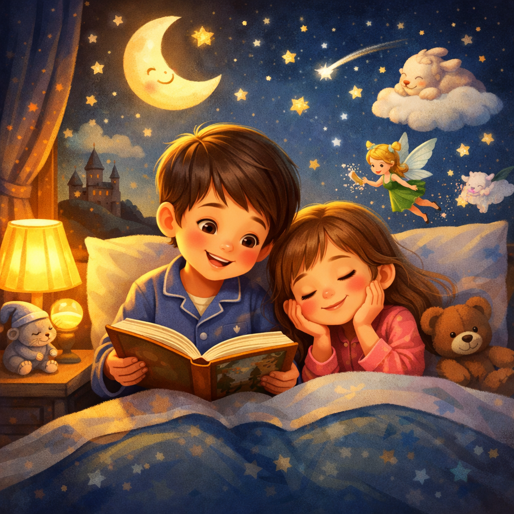 Histórias para Dormir: Como Ajudar as Crianças a Relaxar Antes de Dormir