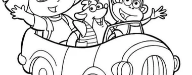 Desenhos da Dora Aventureira para Colorir