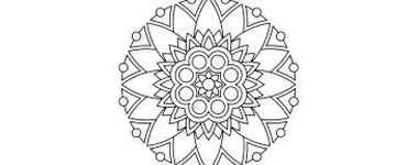 Desenhos de mandala para imprimir e colorir