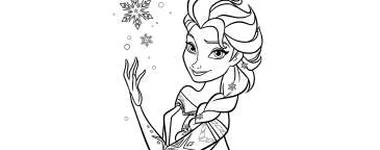 Desenhos de Frozen para Imprimir e Pintar