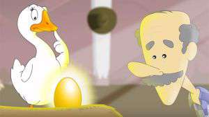 Foto do Fábula: A gansa dos ovos de ouro - Historinhas Infantis