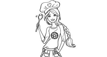 Desenho de Barbie cowgirl para colorir  Desenhos para colorir e imprimir  gratis