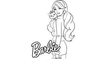 Livro de colorir da Barbie com desenhos da Barbie para pintar, imprimir!