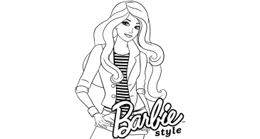 Desenhos da Barbie para Imprimir e Colorir