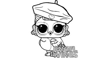 PET Angel Wings de LOL para colorir