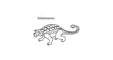 Desenhos para colorir de Dinossauros para a criançada pintar