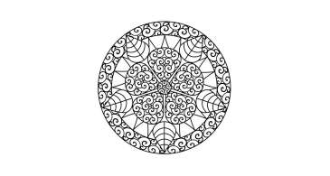 Ovo de Páscoa em mandalas para imprimir e pintar!!