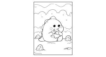 Kawaii: Desenhos Fofos de Animais para Colorir