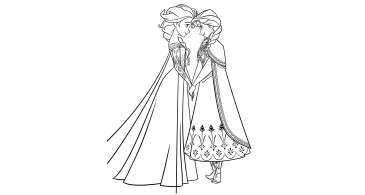 Desenhos para colorir da Frozen