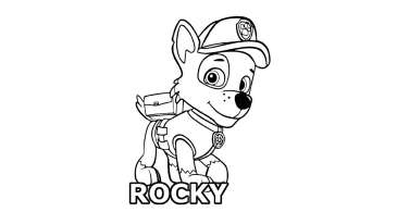 Desenhos para colorir do Cute Paw Patrol Tracker - Desenhos para colorir  gratuitos para impressão