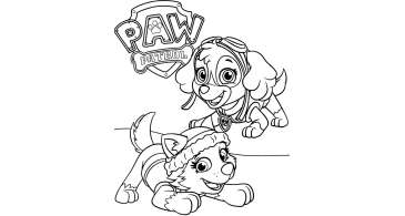 Desenhos de Patrulha Canina para Colorir, Pintar e Imprimir - ColorirOnline .Com